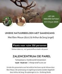 Unieke natuurbeelden met samenzang in Hardinxveld-Giessendam