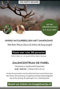 Unieke natuurbeelden met samenzang in Hardinxveld-Giessendam