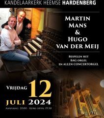 Kandelaarskerk Heemse te Hardenberg orgelconcert met Martin Mans