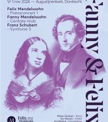 Augustijnenkerk te Dordrecht concert Fanny en Felix music by Mendelssohn