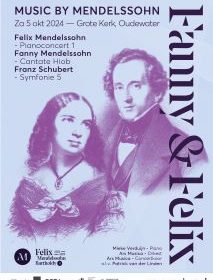 Grote kerk te Oudewater concert Fanny en Felix music by Mendelssohn