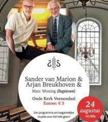 Marktconcerten in Veenendaal met Sander van Marion en Arjan Breukhoven