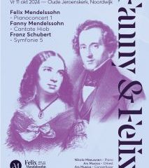 Oude Jeroenskerk te Noordwijk concert Fanny en Felix music by Mendelssohn