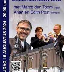 Dorpskerk te Nunspeet zomerconcert met Arjan en Edith Post