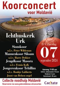 Ichthuskerk te Urk koorconcert voor Moldavie