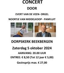 Dorpskerk te Beekbergen met Evert van de Veen en Noortje van Middelkoop