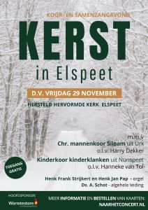 Kerst in Elspeet koor en samenzangavond in de Hersteld Hervormde kerk v2