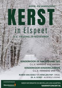 Kerst in Elspeet koor en samenzangavond in de Hersteld Hervormde kerk