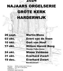 Orgelconcert in Harderwijk met Evert van de Veen