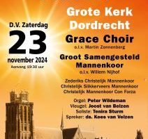 Bemoedigingsconcert in Dordrecht de Grote kerk