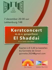 De Vaste Burcht te Gouda advent en kerstconcert met gospelkoor El Shaddai