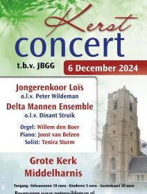 Kerstconcert te Middelharnis ten bate van de JBGG