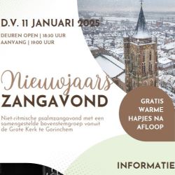 Nieuwjaarszangavond 2025 in de Grote kerk te Gorinchem