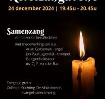 Traditionele kerstzangavond met samenzang in Ridderkerk