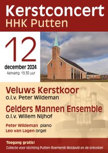 Veluws kerstkoor in de HHK te Putten