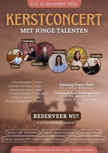 Jonge talenten kerstconcert 2024 in Kloetinge