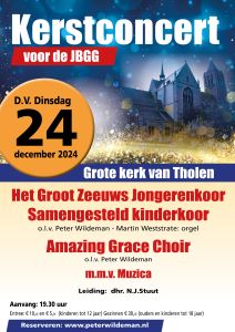 Kerstconcert in de Grote kerk te Tholen