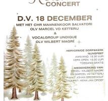 Kerstconcert met Salvatori Christelijk Mannenkoor in Nunspeet