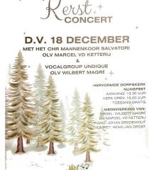 Kerstconcert met Salvatori Christelijk Mannenkoor in Nunspeet