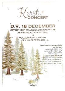 Kerstconcert met Salvatori Christelijk Mannenkoor in Nunspeet