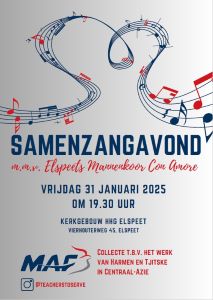 Samenzangavond met Con Amore in de HHG te Elspeet