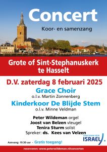 Concert met kinderkoor De Blijde Stem voor Israel in Hasselt