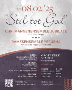 Stil tot God concert voor Stichting Denbi in de Grote kerk te Vianen