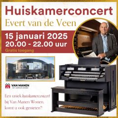 Vivaldi Huiskamerconcert bij Van Manen Wonen in Barneveld