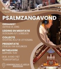 Psalmzangavond in Werkendam met organist Arthur de Jong