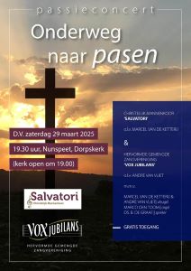 Salvatori en Vox Jubilans paasconcert in de Dorpskerk te Nunspeet